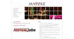Desktop Screenshot of matzke-gastro.de